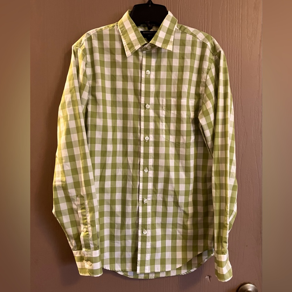 Banana Republic Long Sleeve Shirt S 14-141/2-32-33 Men's Button Up - Picture 1 of 5